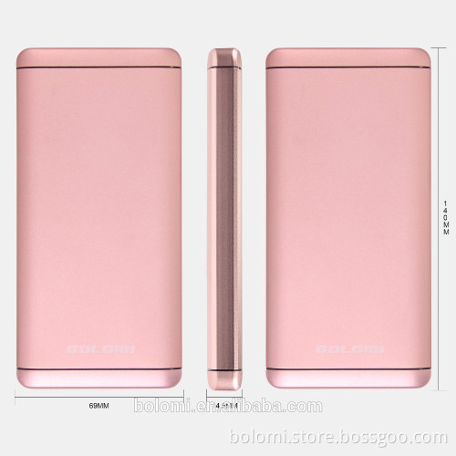 Aluminum alloy 10000mah online shopping for iphone case power bank/portable battery charge